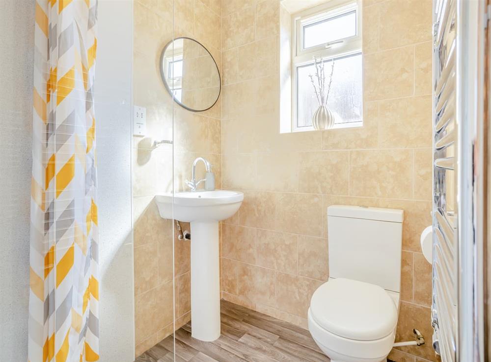 Shower room at Maceys Cottage in North Somercoates, Lincolnshire