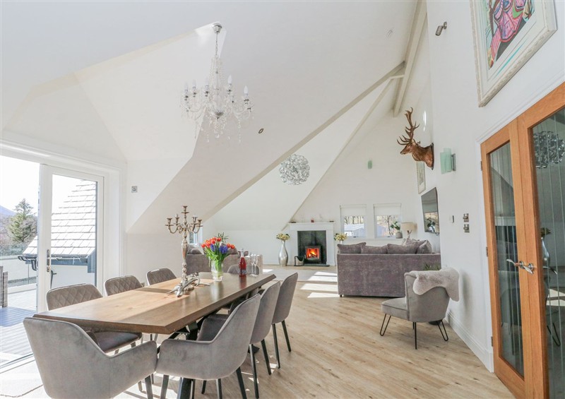 Enjoy the living room at Macgregor Ranch, Achnabobane near Spean Bridge