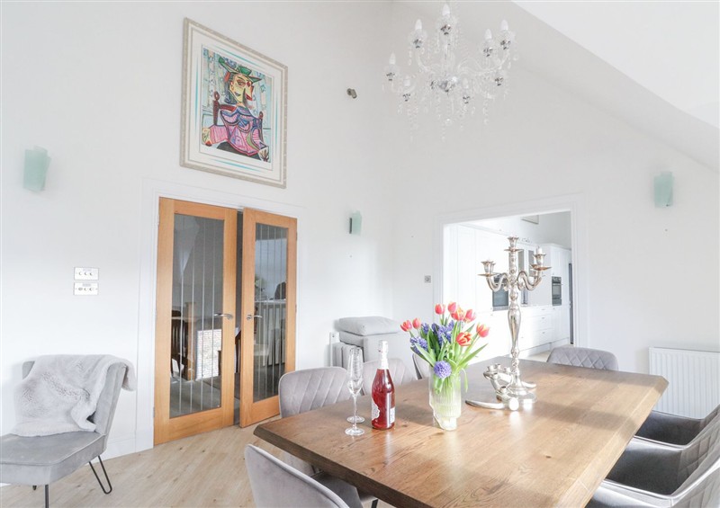 The dining room at Macgregor Ranch, Achnabobane near Spean Bridge