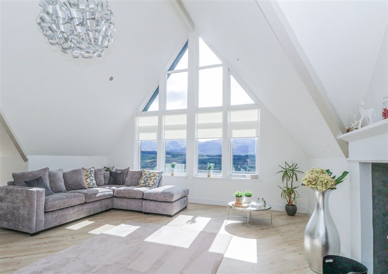 The living area (photo 4) at Macgregor Ranch, Achnabobane near Spean Bridge