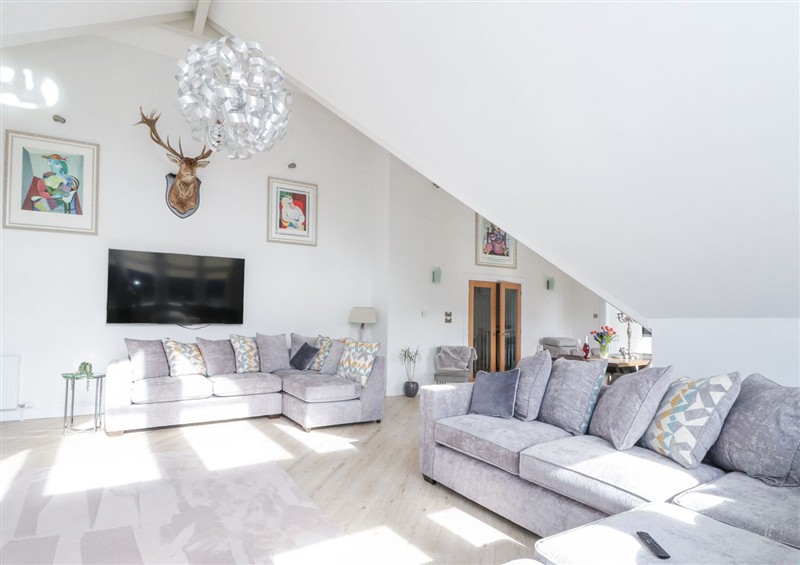 The living room at Macgregor Ranch, Achnabobane near Spean Bridge