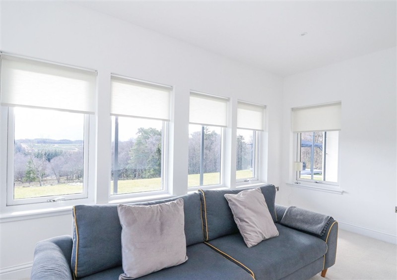 This is the living room at Macgregor Ranch, Achnabobane near Spean Bridge