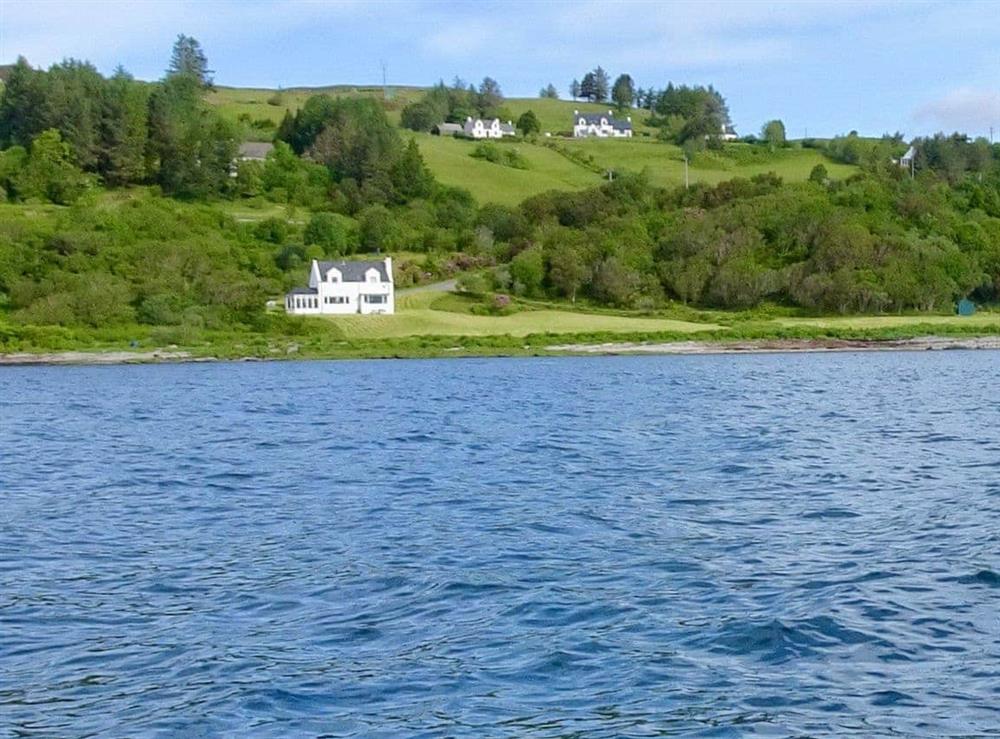 Macinnisfree from the bay at Macinnisfree Cottage in Saasaig, Teangue, Isle of Skye., Great Britain