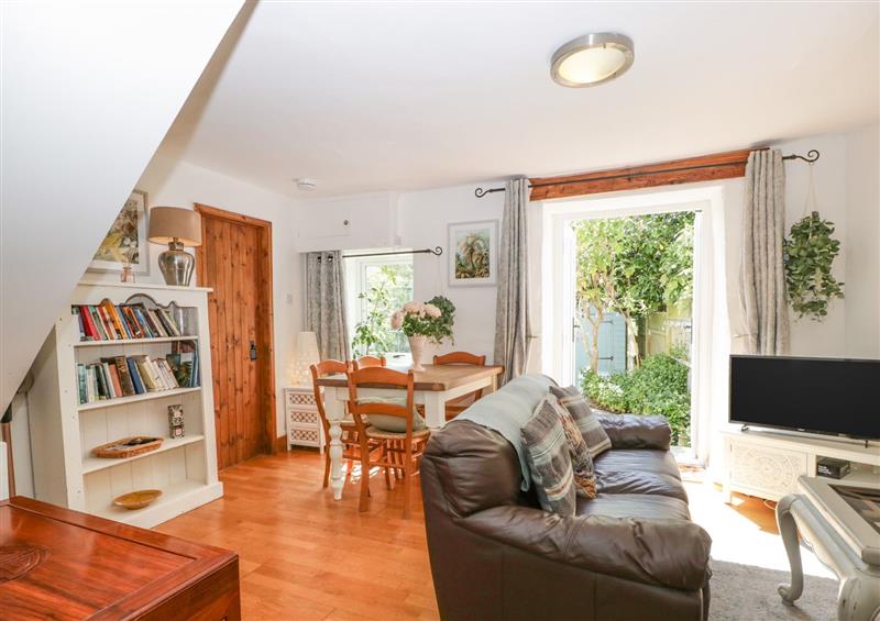 Enjoy the living room at Mackerel Cottage, Budleigh Salterton