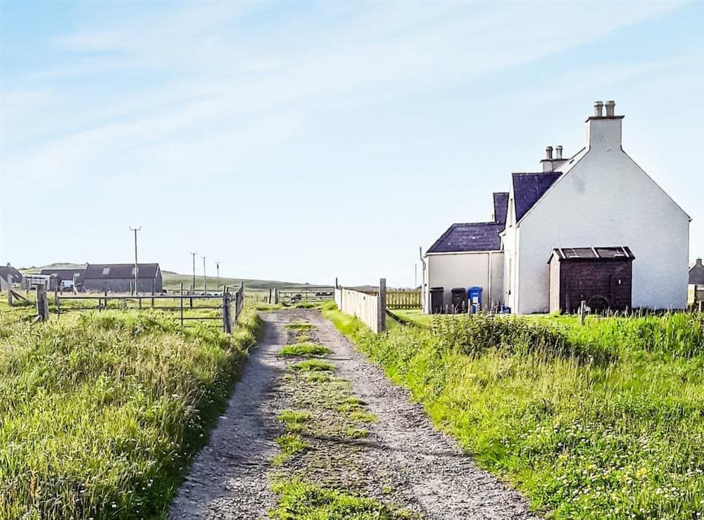 Exterior at MacRury Cottage in Balemore, Isle Of North Uist