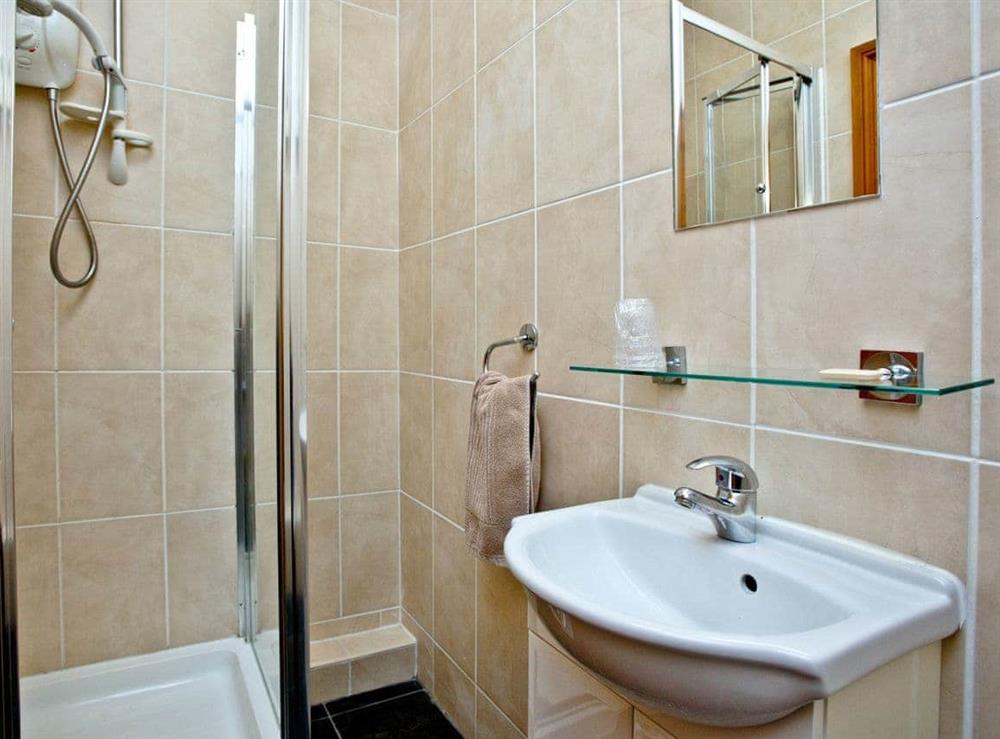 En-suite shower room at Madeleine in Ashcombe, Nr Dawlish, South Devon., Great Britain