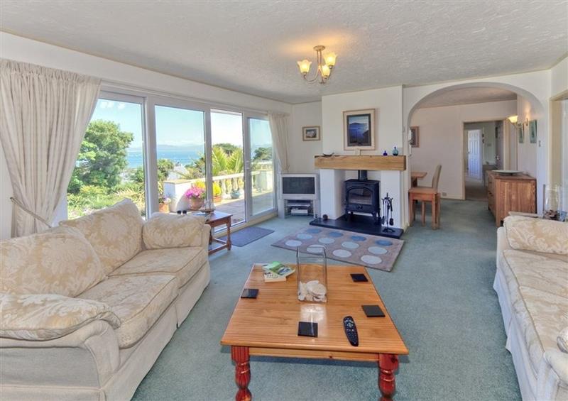 Enjoy the living room at Madoc View, Bwlchtocyn near Abersoch
