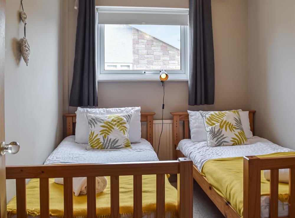 Twin bedroom at Maes Dyfed in St Davids, Dyfed