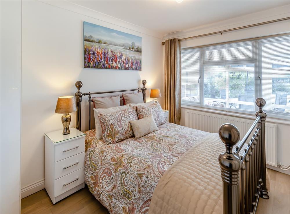 Double bedroom at Maes Lodge in Birchington-on-Sea, near Margate, Kent