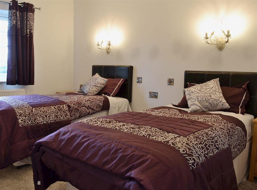 Twin bedded third bedroom at Maes Rheidol in Aberystwyth, Dyfed