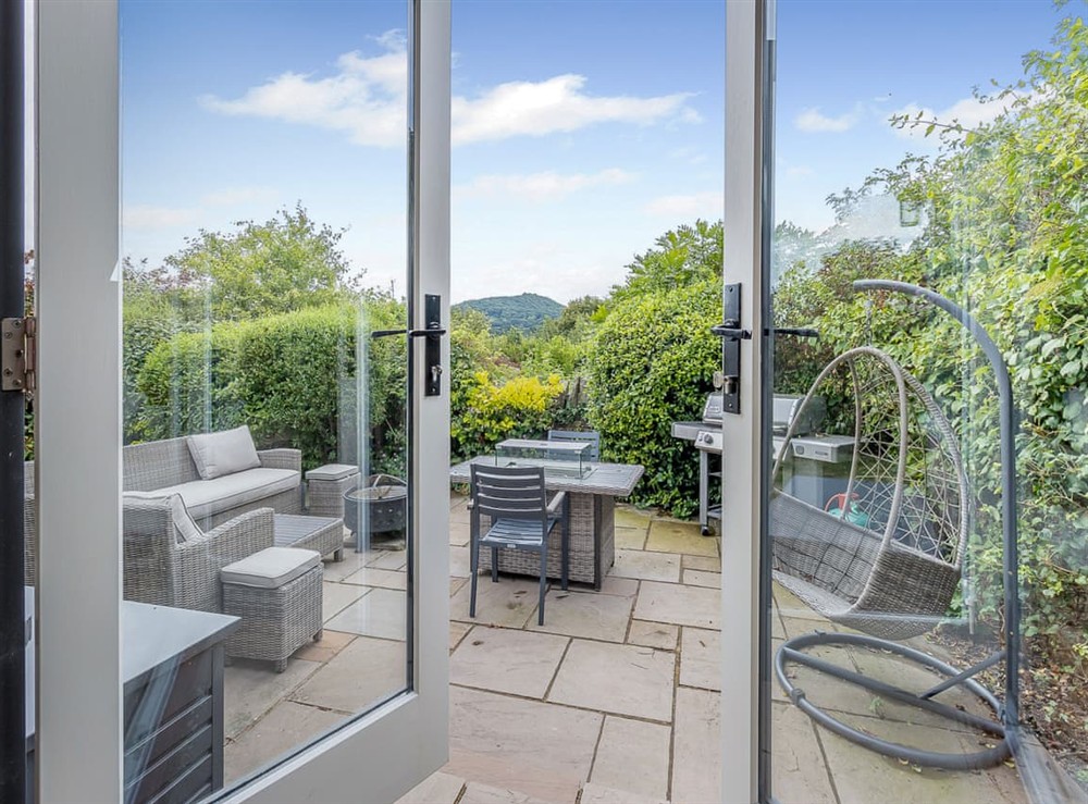 Patio at Maes-y-Caer in Brecon, Powys