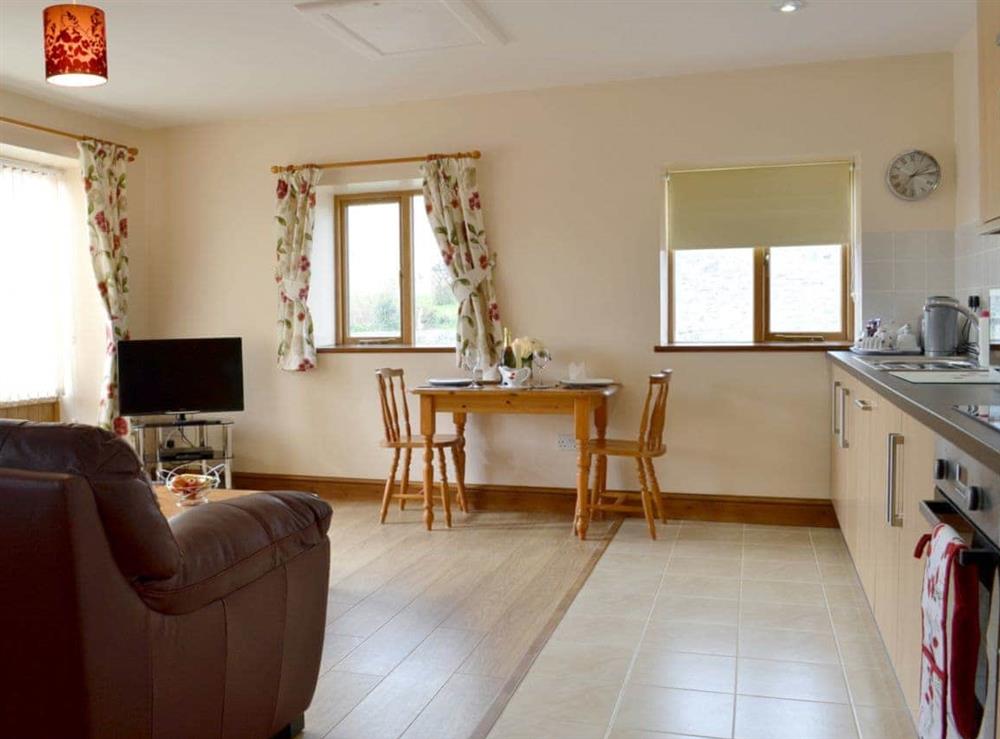 Open plan living/dining room/kitchen at The Smithy, 