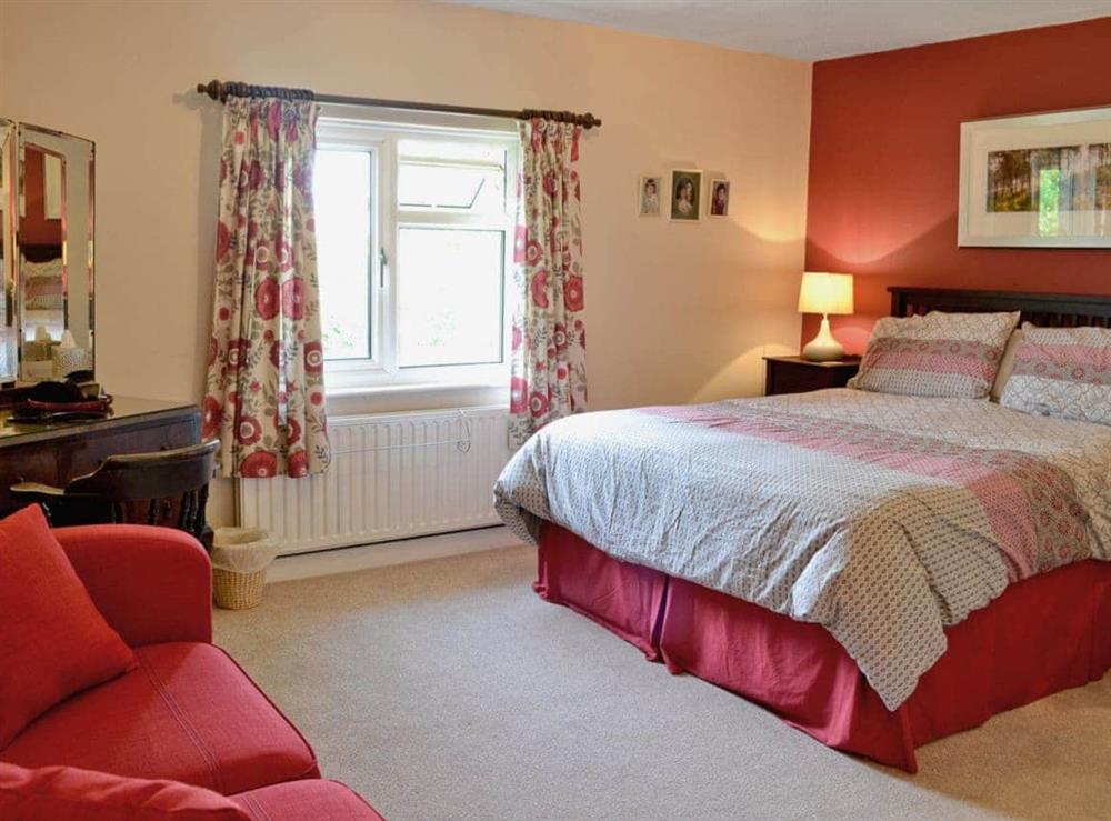Double bedroom at Maes-yr-Adwy in Abergorlech, Dyfed