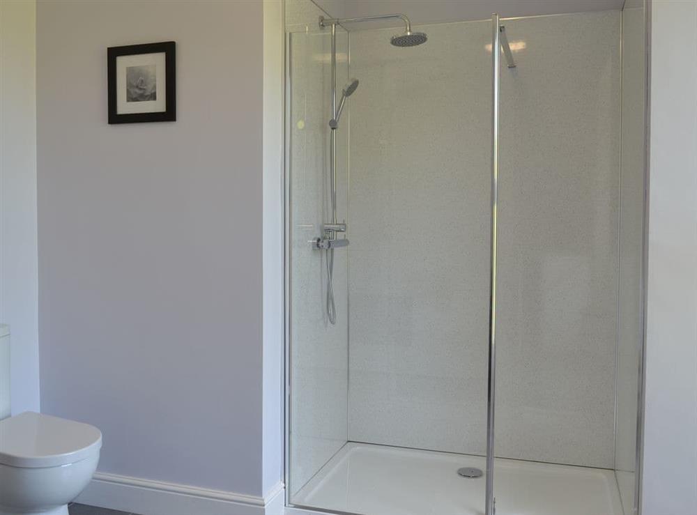 Shower room at Maes Yr Onnen in Abercych, near Cardigan, Dyfed