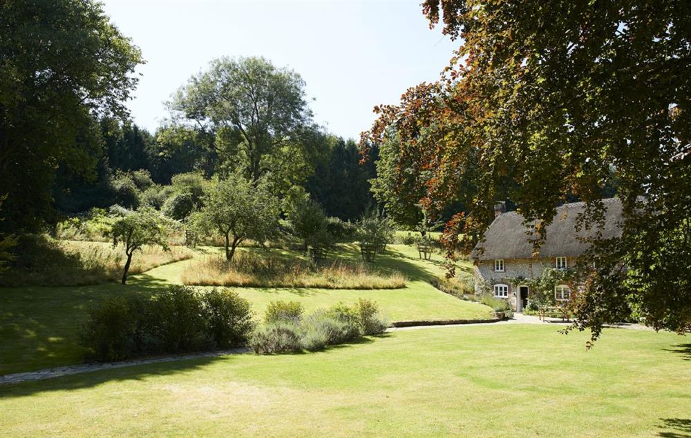 One acre of orchard gardens to explore and enjoy at Magna Cottage, Ashmore