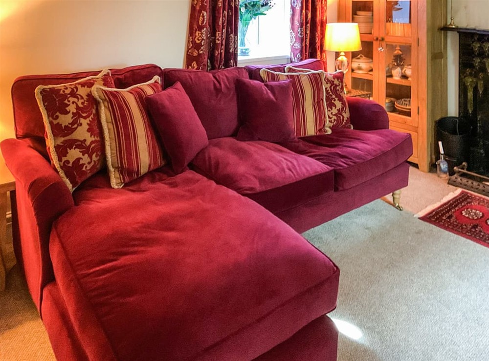 Living area at Magnolia Cottage in Coleford, Gloucestershire