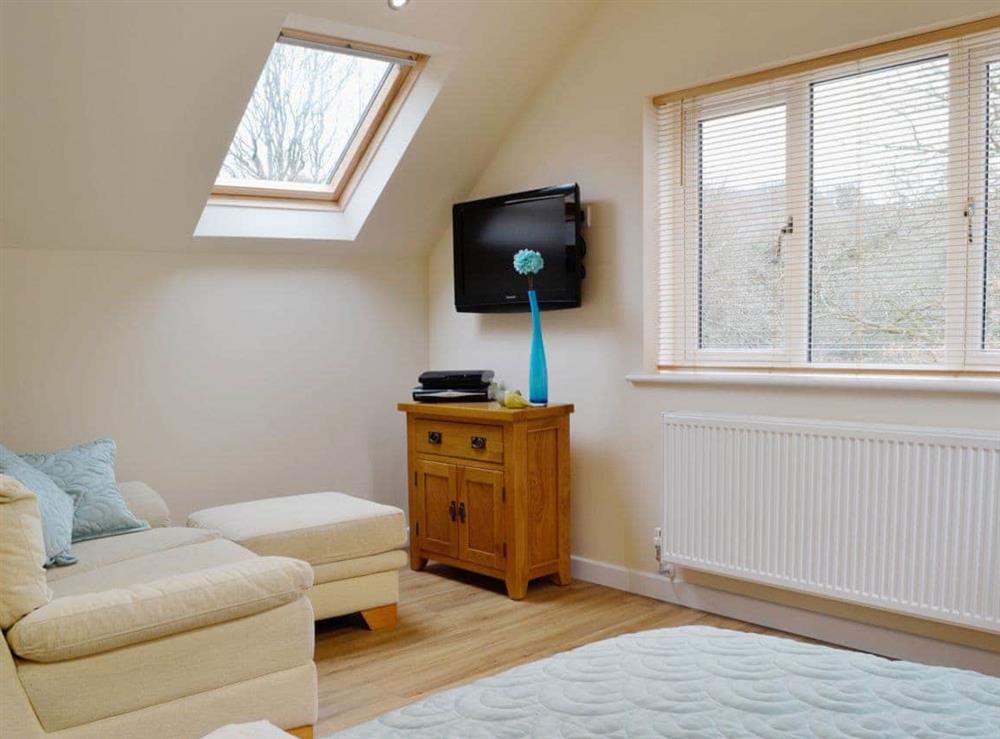 Studio living area at Magpies Nest in Horrabridge, near Yelverton, Devon