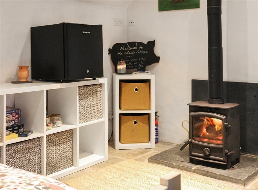 Living area at Maid Cottage in Fishguard, Dyfed