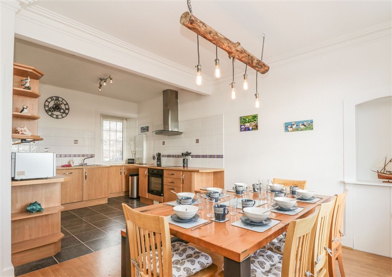 The kitchen at Maimies Harbourview, Pittenweem near Anstruther