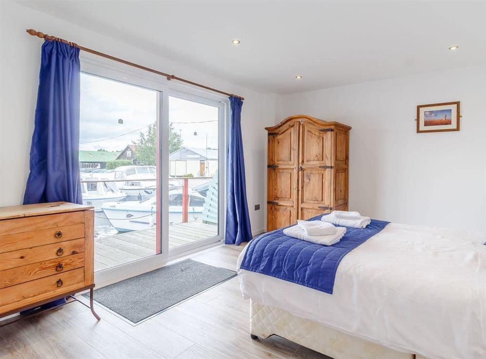 Double bedroom at Main Sail in Wroxham, Norfolk
