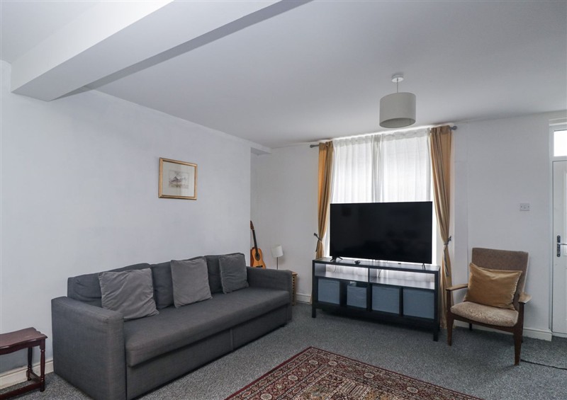 The living area at Maindy Lodge, Ton Pentre