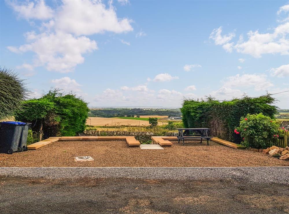 Outdoor area at Maines Farm Cottage in Chirnside, near Duns, Berwickshire
