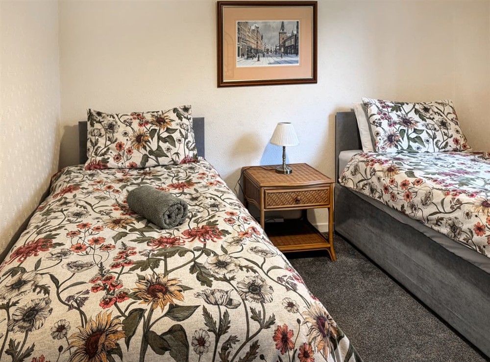 Bedroom two at Mains of Asloun One in Alford, Aberdeenshire