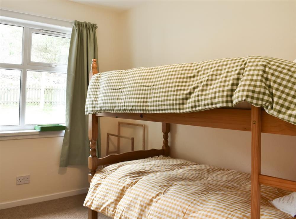 Bunk bedroom at Mains of Asloun Two in Alford, Aberdeenshire