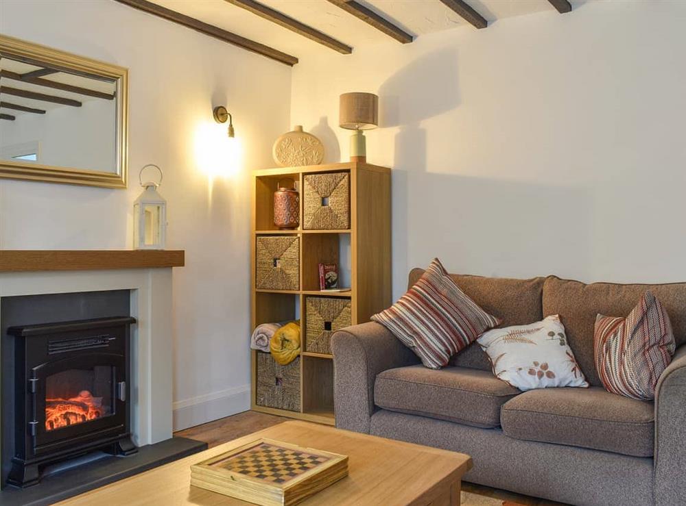 Living room at Maisies Cottage in Wirksworth, near Brassington, Derbyshire