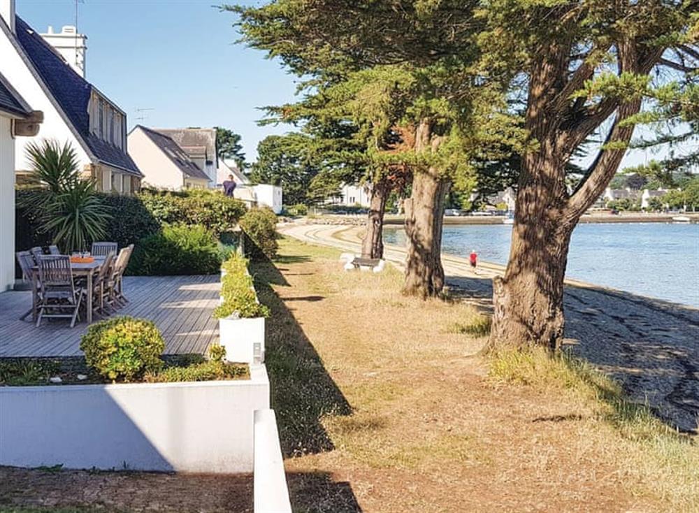 Outdoor area at Maison du Port in Fouesnant, Brittany, France