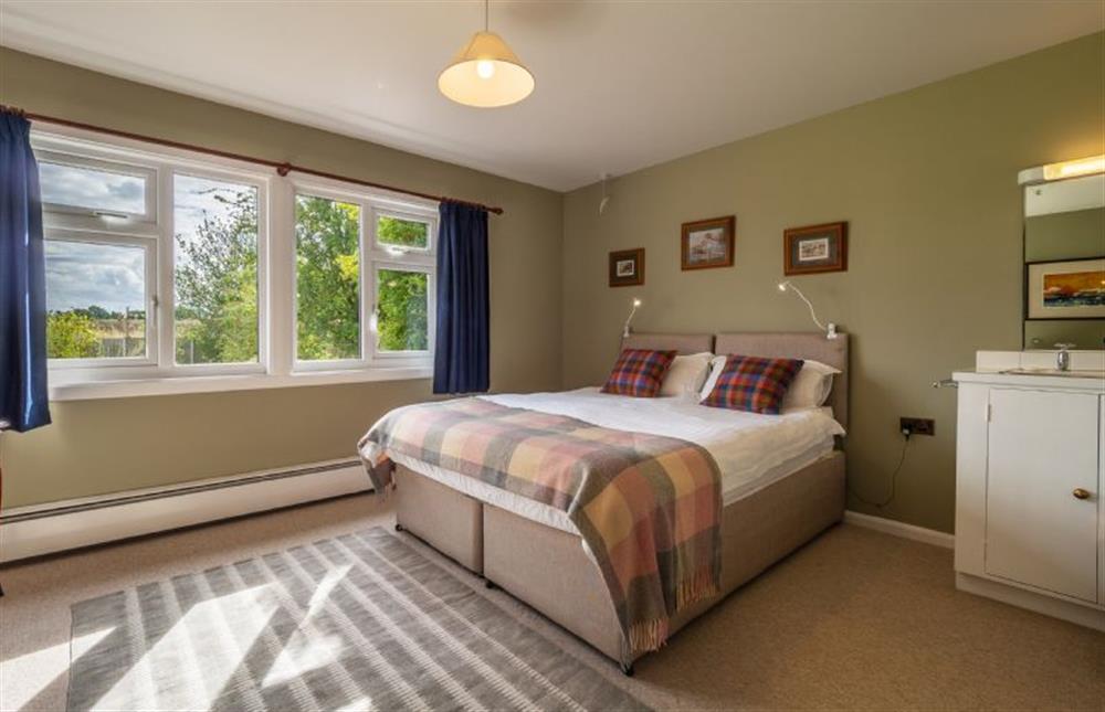 Ground floor: Bedroom one at Majors Lodge, Watlington near Kings Lynn