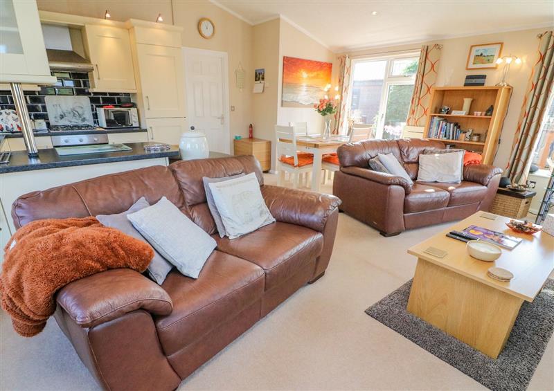Relax in the living area at Mallard Lodge, Carnforth