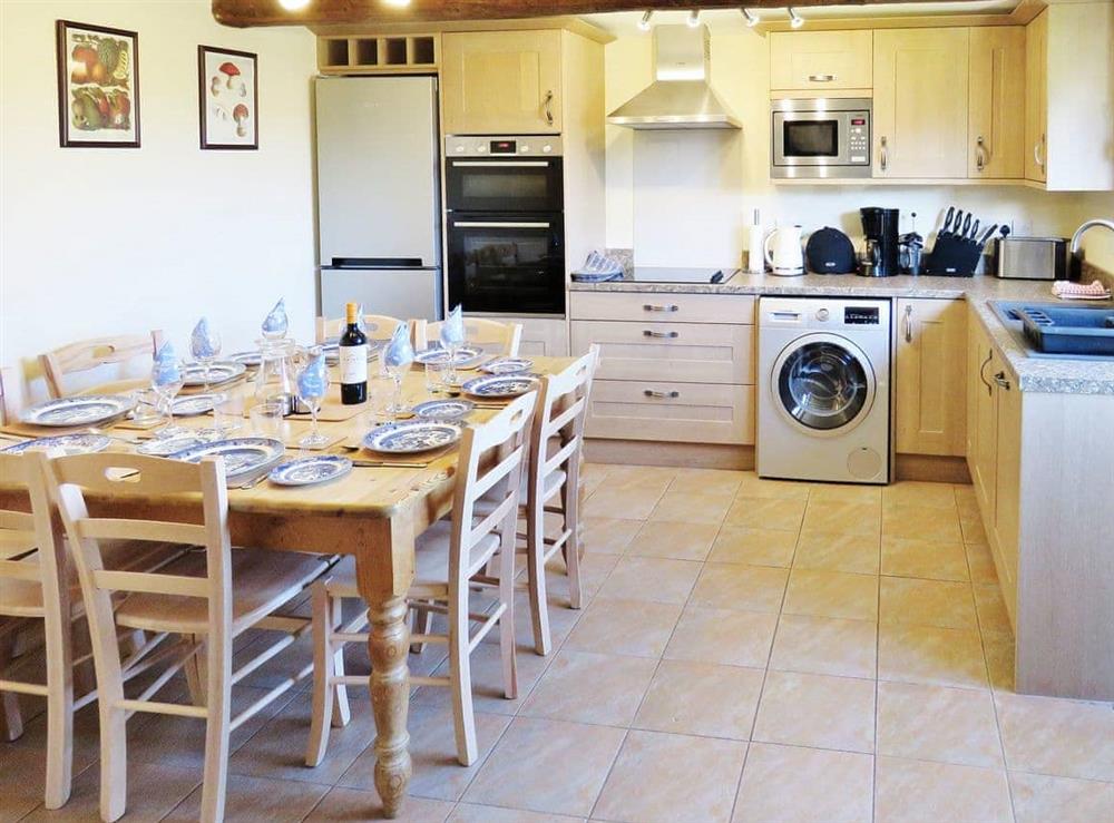 Wonderful kitchen with dining area at Mallards in Thornham, Norfolk., Great Britain