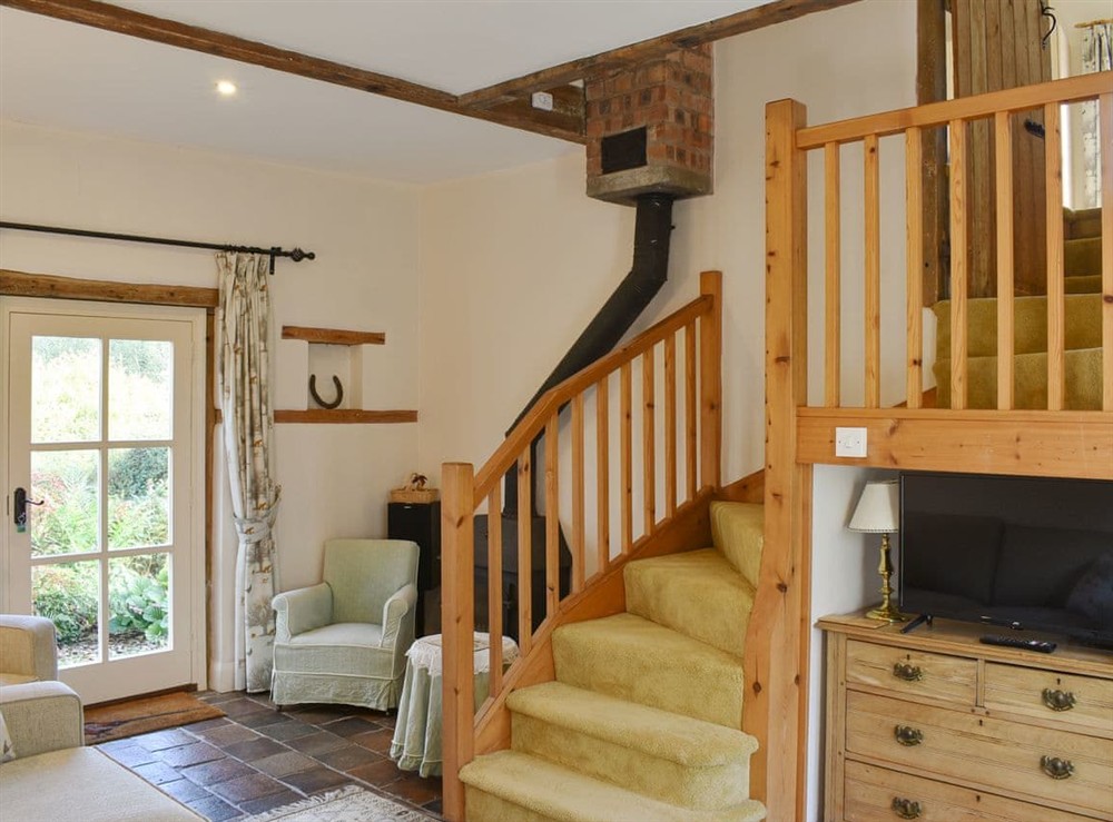 Living area at The Coach House, 