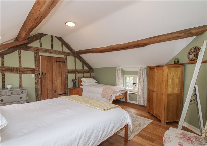 One of the bedrooms at Malt House, Bishops Castle