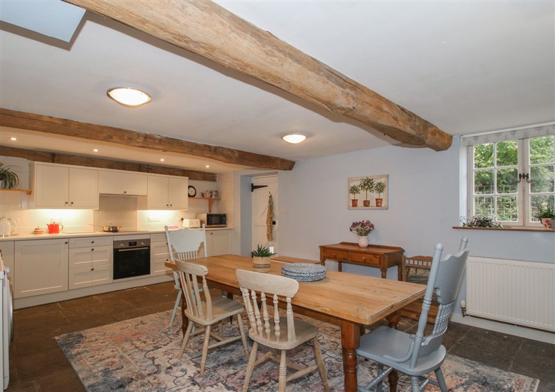 The dining room at Malt House, Bishops Castle