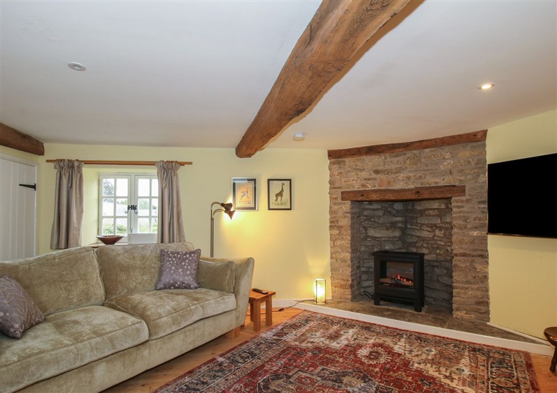 The living area at Malt House, Bishops Castle