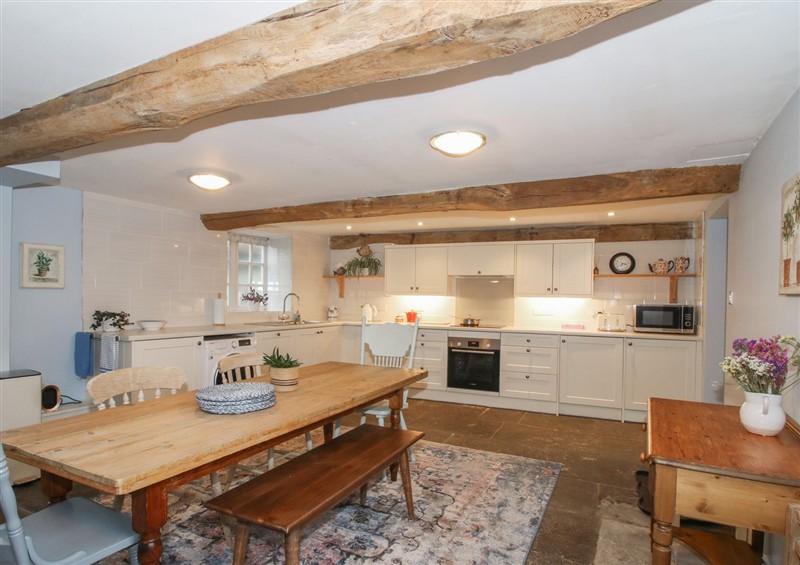 This is the dining room at Malt House, Bishops Castle