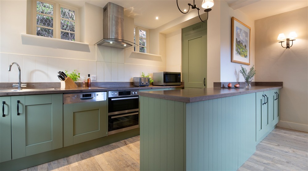 The kitchen at Malt House in Saltash, Cornwall