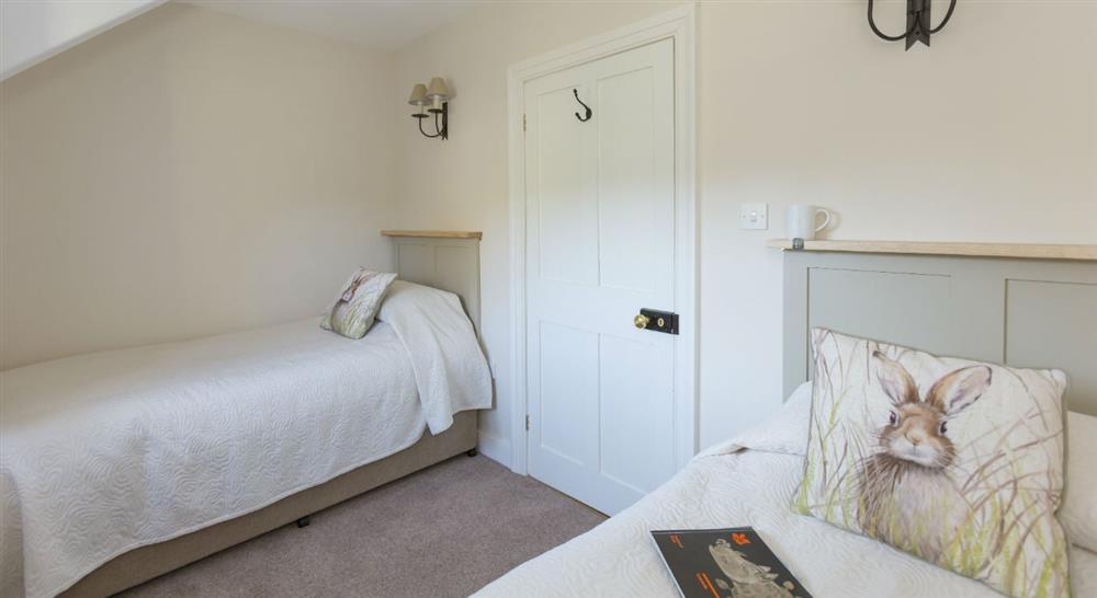 The twin bedroom at Malt House in Saltash, Cornwall