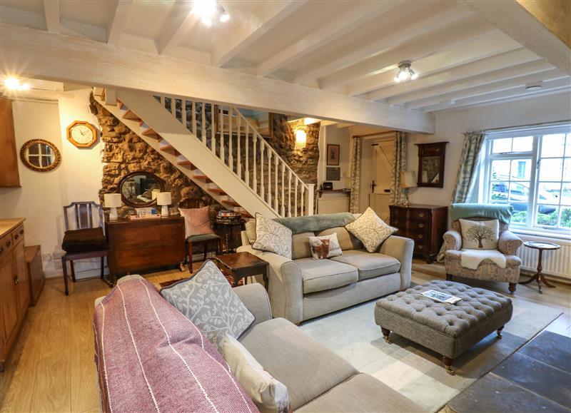 This is the living room at Malt Shovel Cottage, Little Crakehall near Bedale