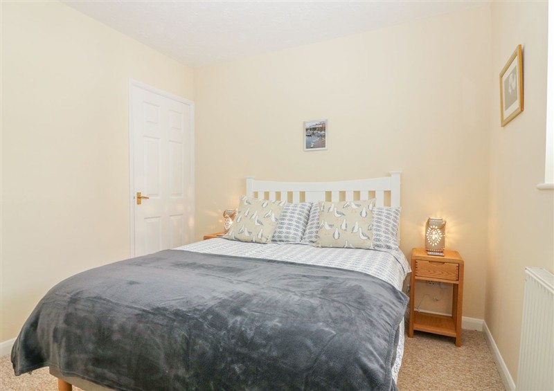 One of the bedrooms at Malting Cottage, Dawlish