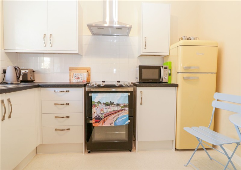 The kitchen at Malting Cottage, Dawlish