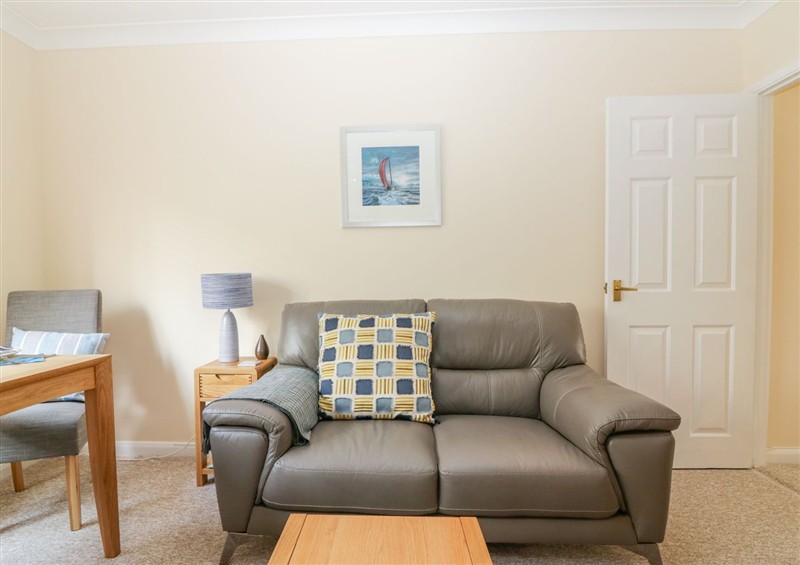 The living area at Malting Cottage, Dawlish