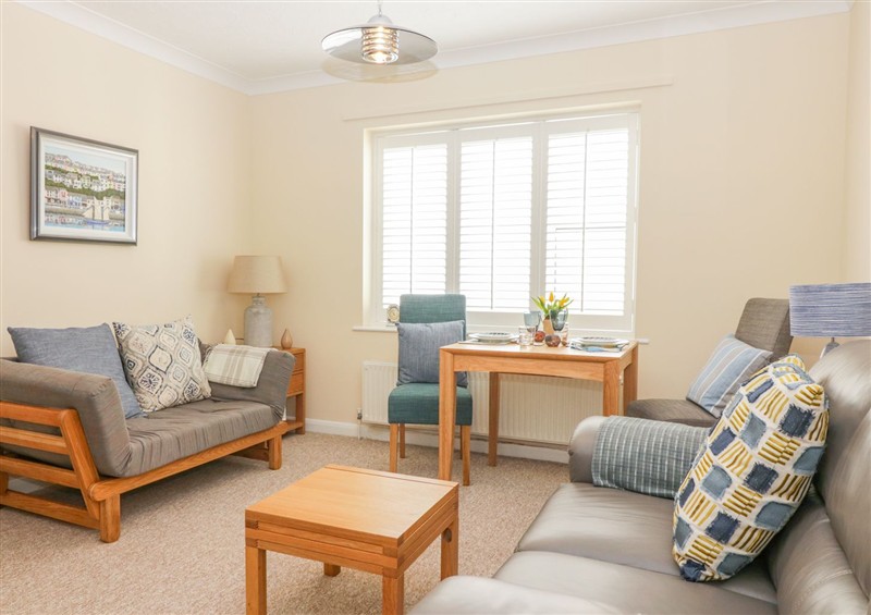 The living room at Malting Cottage, Dawlish