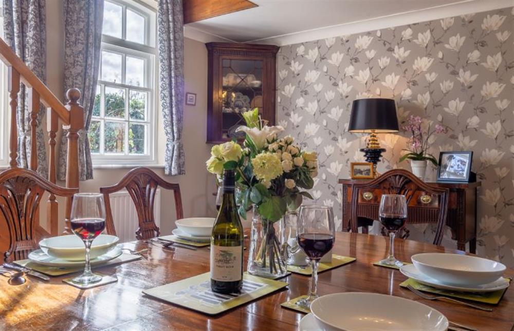 Dining room at Maltings Lodge, Chelsworth