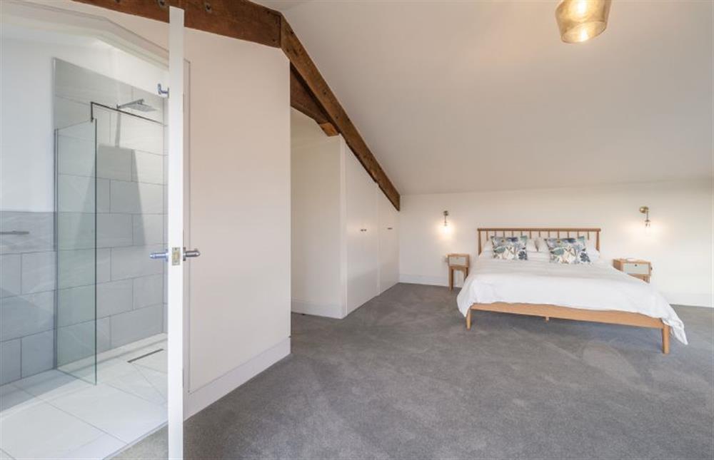 Master bedroom and en-suite shower room at Mandalore, Henham