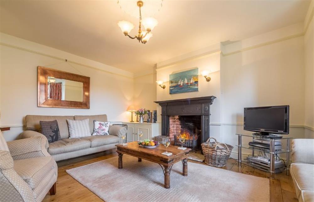 Ground floor: Comfortable sitting room at Manningham House, Ringstead near Hunstanton