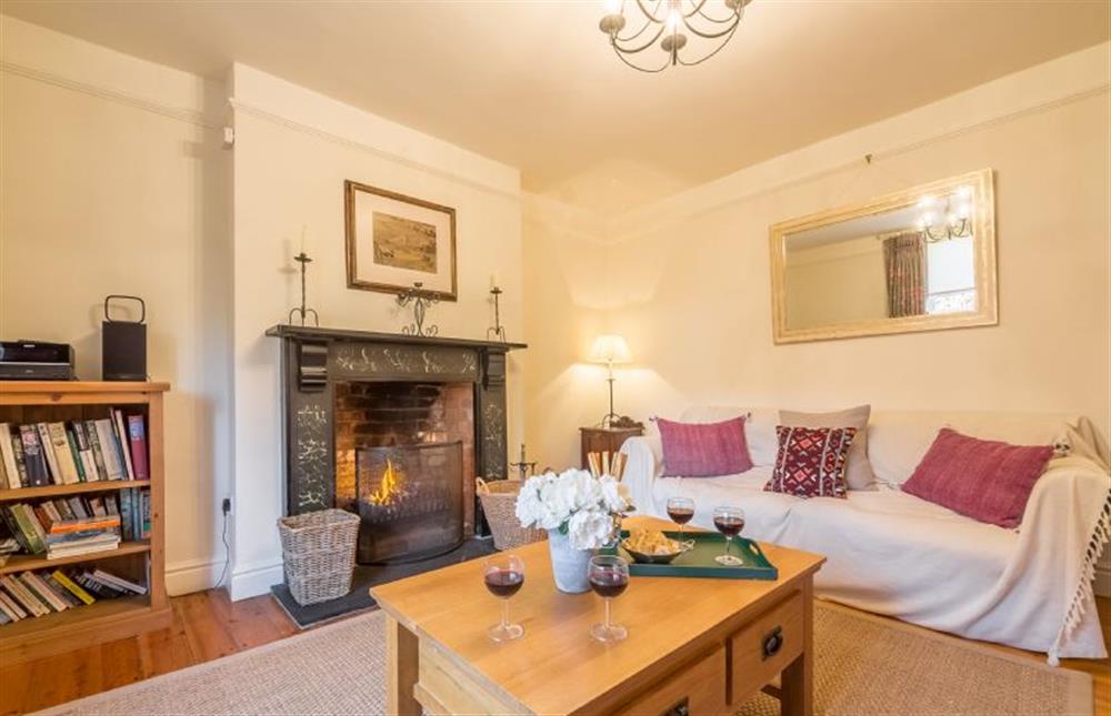 Ground floor: Drawing room is a comfy TV-free option at Manningham House, Ringstead near Hunstanton