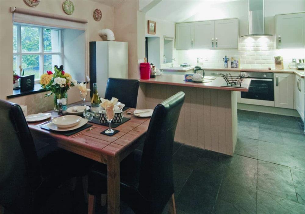 Kitchen/diner at Manod in Blaenau Ffestiniog, Gwynedd